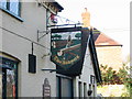 The Two Sawyers pub sign.