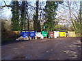 Recycling Area at Winterbourne Gunner