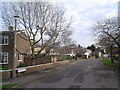 Kingfisher Close at junction with Larkway, Brickhill