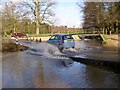 Fording Dockens Water, Moyles Court, New Forest