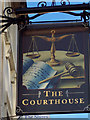 The Sign for the Courthouse