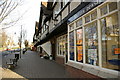 SP0481 : Parade of shops opposite Bournville village green by Phil Champion