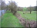 Looking SE along bridleway near Beeches Farm.