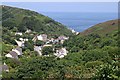 Valley leading to Trevaunance Cove