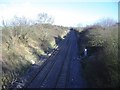 ST8682 : Fosse Way railway cutting by Roger Cornfoot