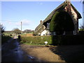 Road to Frenches Farm and building on right.