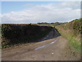 ST9605 : Lane near Hemsworth by Brian Ironside