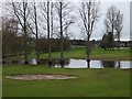 Waterlogged golf course