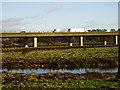 Elevated section of A10 across the Meads at Ware