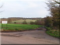 Private lane leading to Standon Lordship