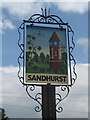 Sandhurst village sign