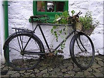 J3996 : Old bike at Gleno by Kenneth  Allen