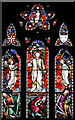 TQ9258 : St Catherine, Kingsdown, Kent - Window by John Salmon