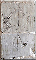 All Saints, West Stourmouth, Kent - Graffiti