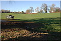 Field and feeding trough, Haven, near Dilwyn