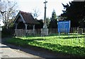 Lych gate and memorial cross, Ripple