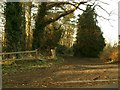 Footpath that leads to Hasketon Manor and beyond