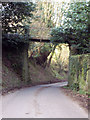 Footbridge joining Compton Park to Compton Woods