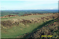 Earthworks at the Iron Age fort  Castle an Dinas