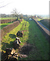 Line of disused railway, Bradley Common