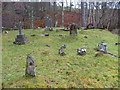 NH2602 : Gravestones at Kilfinnan Burial Ground by Dave Fergusson