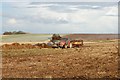 Moving muck at Gateside Farm