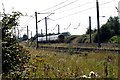 Diesel railcar #158 811 passing Copmanthorpe