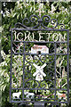 TL4943 : Ickleton Village Sign by Martin John Bishop