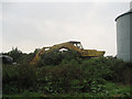 derelict digger, Wassall Lane