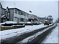 South Lodge Drive, London, N14, looking towards Bramley Road