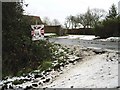 Junction of Newborn Farm Road with Grove Road