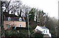 SM9515 : Cottages above the Cleddau by Natasha Ceridwen de Chroustchoff