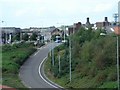 Slip road from Longton onto the A50