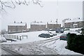 Heathlands Close in the February Snow