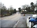 Looking NW along London Road, Temple Ewell