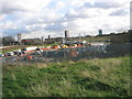 Stratford New Town from a mound at Eastway Cycle Circuit