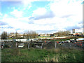 View from Mound at Eastway Cycle Circuit across Turnmill Lane to Leyton