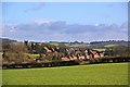 Sixpenny Handley with Pentridge Hill in background 2