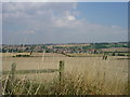 Whiston Village across the fields