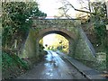 Bridge over Elcot Lane, Marlborough, Wiltshire, facing west