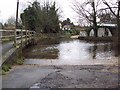 SU1734 : Ford through the River Bourne at Winterbourne Dauntsey by Maigheach-gheal