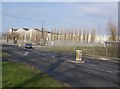 Entrance to Rolls Royce, Sinfin D site