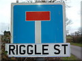 Riggle Street Sign