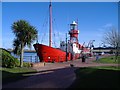 ST1974 : Lightship at Cardiff Bay by Roger Cornfoot