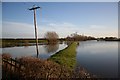 SK8264 : Inadequate flood bank by Richard Croft