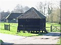 Old grain storage barn