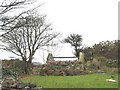 A roofless barn above Clegir