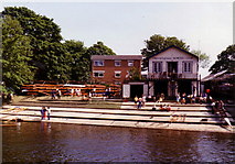 TQ1673 : Twickenham Rowing Club - regatta, 1978. by Stephen Williams