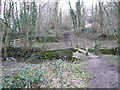 Footbridge over the River Amber