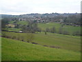 River Amber and Hockley Lane seen from Back Lane